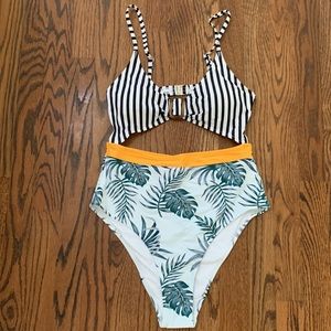 Cupshe size large one piece bathing suit - new with tags and still in bag